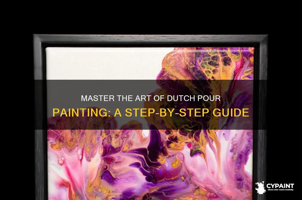 how to do a dutch pour painting
