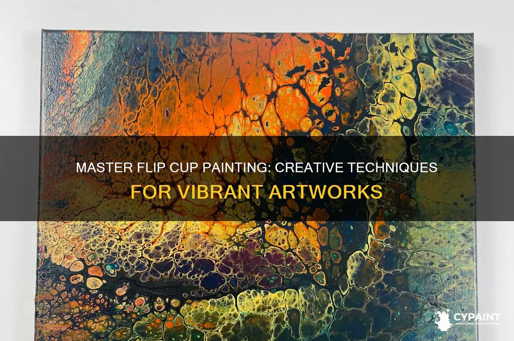 how to do a flip cup painting