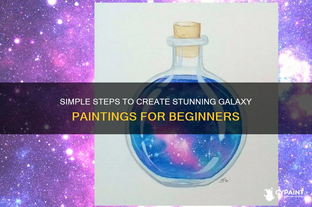 how to do a galaxy painting easy