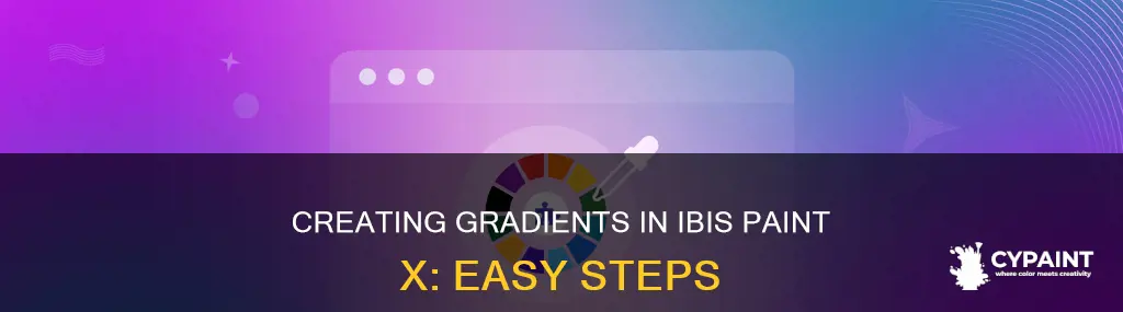 how to do a gradient in ibis paint x