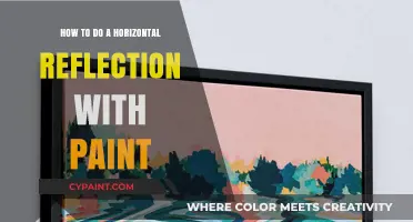Master Horizontal Reflections in Paint: A Step-by-Step Guide