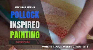 Create Splatter Art: Master Jackson Pollock's Drip Painting Technique