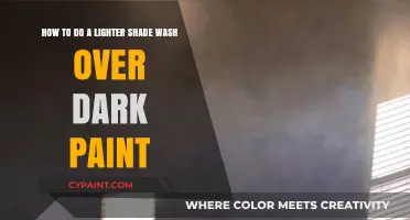 Lighten Up: Techniques for Painting Over Dark Colors with Lighter Washes