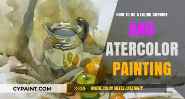 Creating Liquid Chrome and Watercolor Art