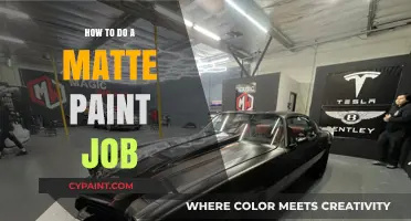 Mastering Matte Finishes: A Step-by-Step Guide to Matte Paint Jobs