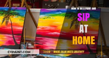 Creative Home Fun: Paint and Sip