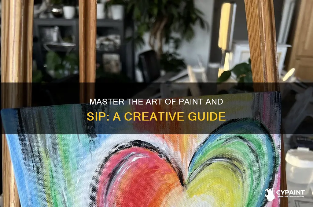how to do a paint and sip