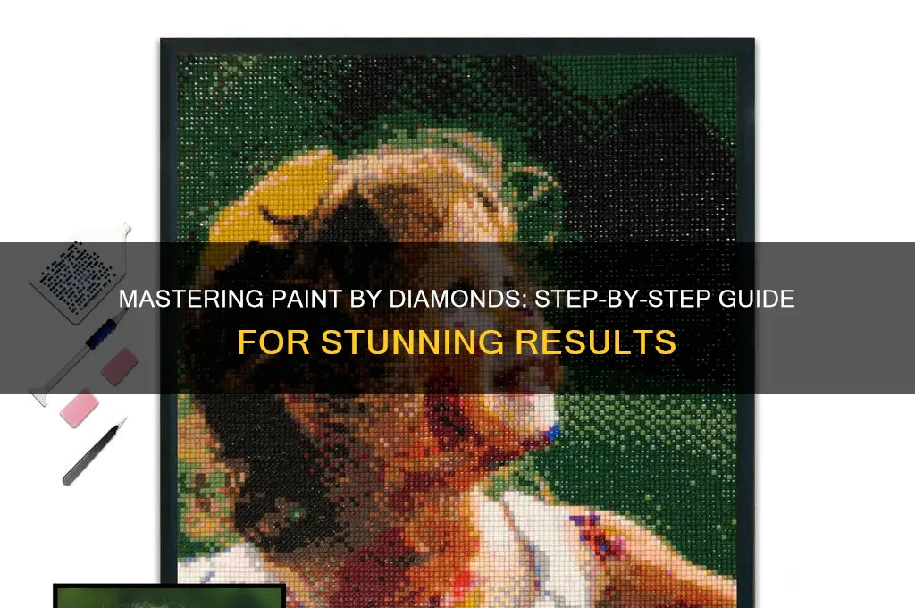 how to do a paint by diamonds