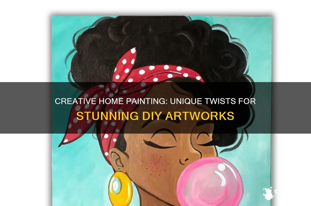 how to do a painting with a twist at home
