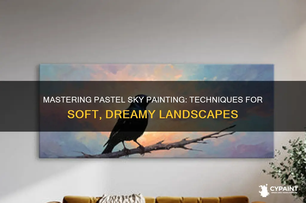how to do a pastel sky painting