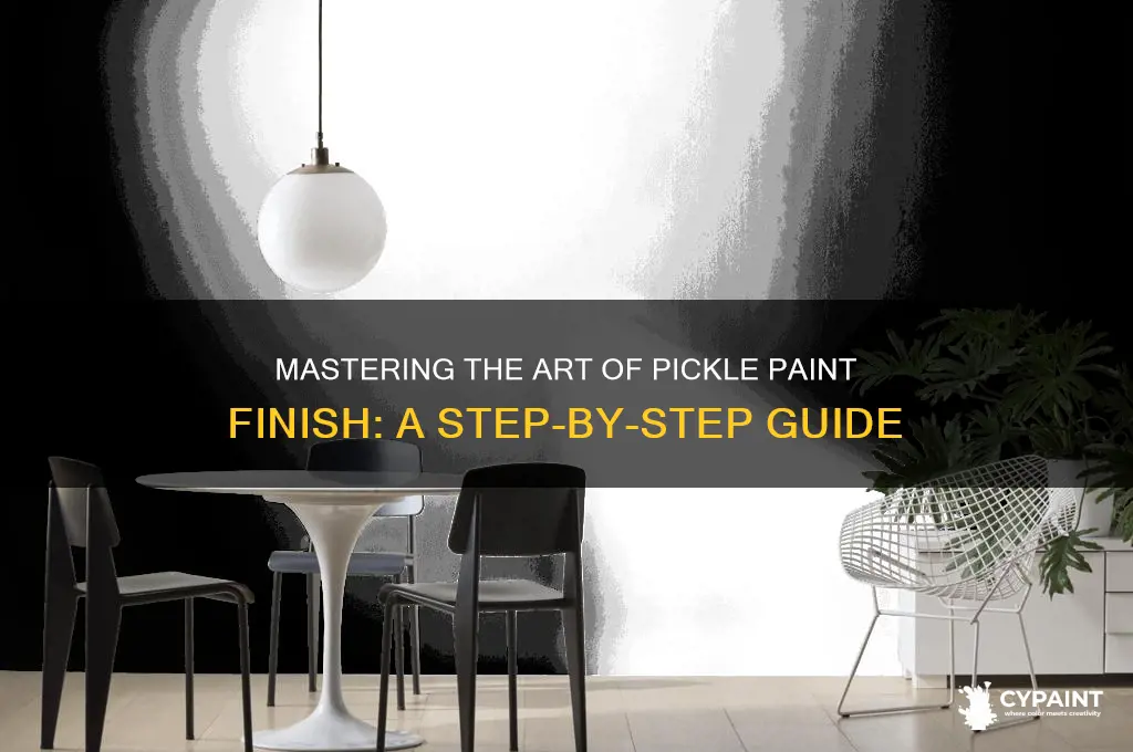 how to do a pickle paint finish