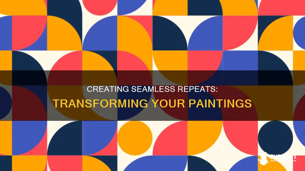 how to do a seamless repeat from a painting