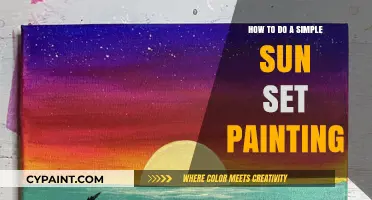 Easy Sunset Painting Tutorial: Capture the Sky's Golden Glow