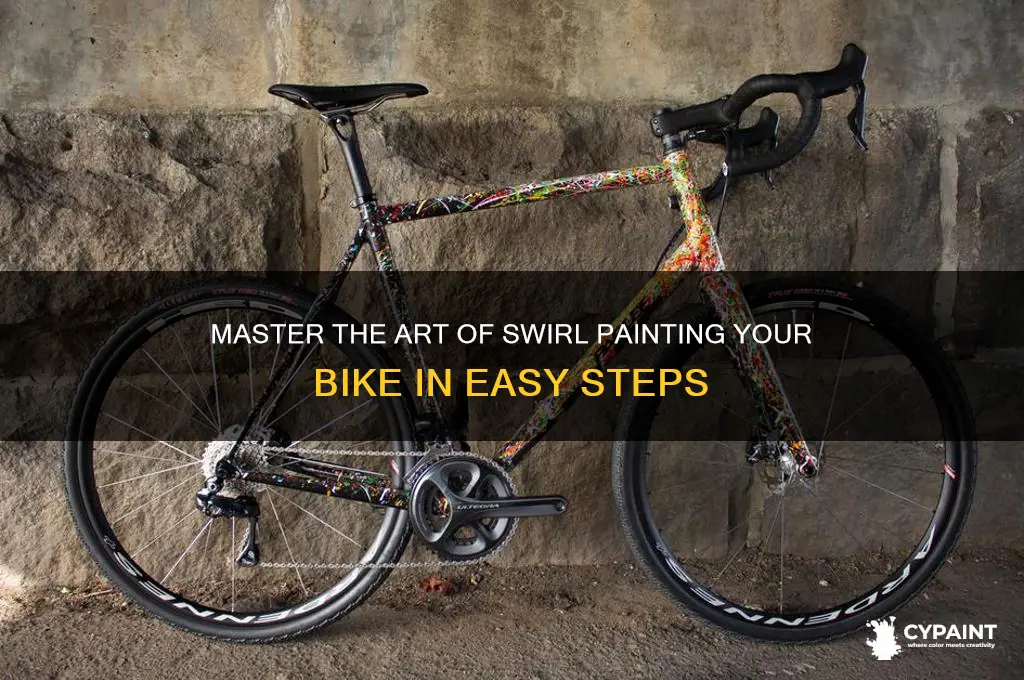 how to do a swirl paint job on a bike
