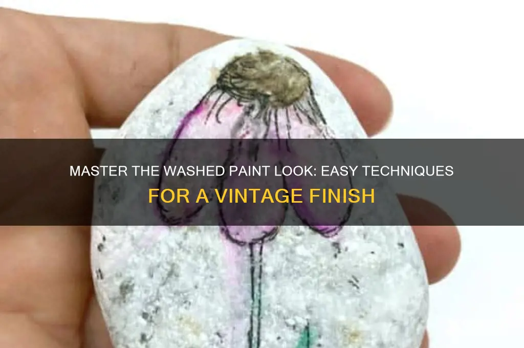 how to do a washed paint look