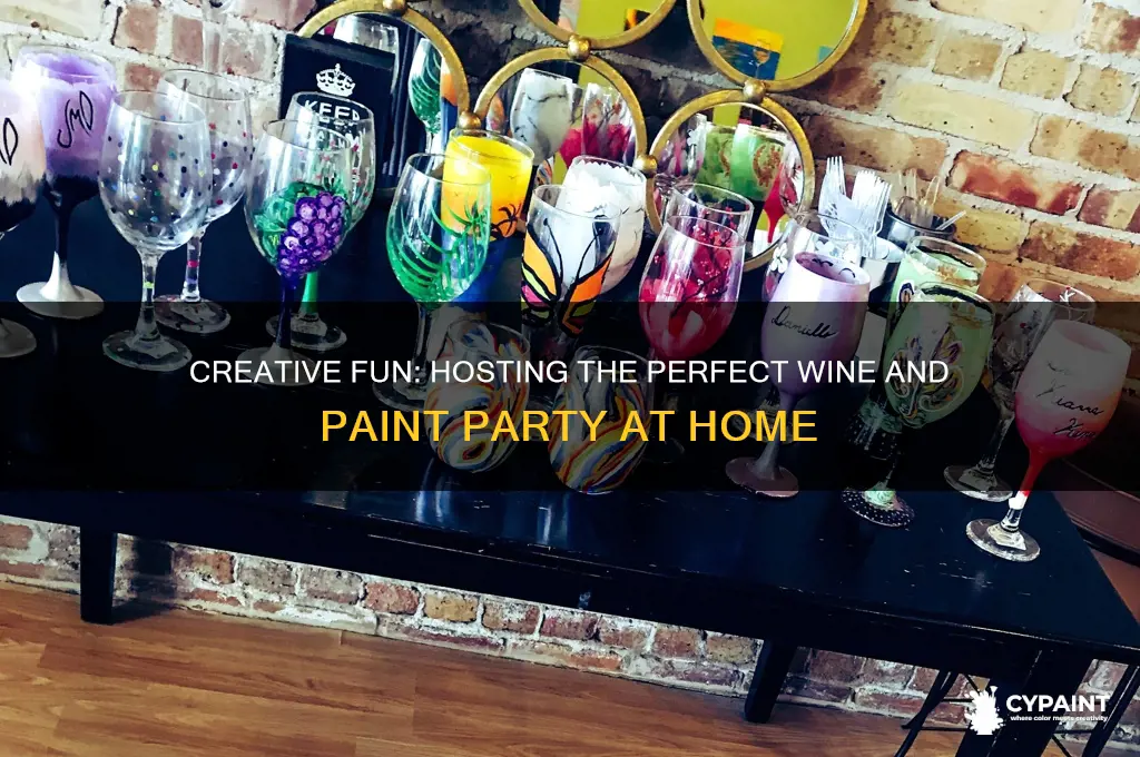 how to do a wine and paint party