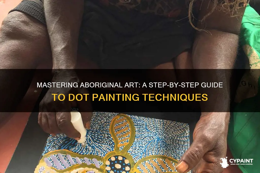 how to do aboriginal art dot painting