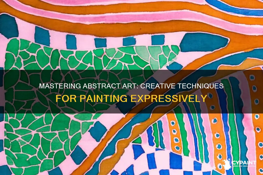 how to do abstract art in paint