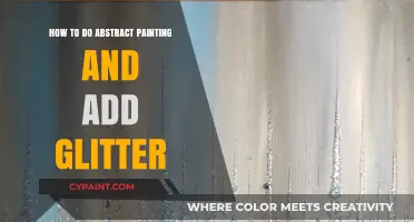 Sparkle Your Art: Mastering Abstract Painting with Glitter Techniques