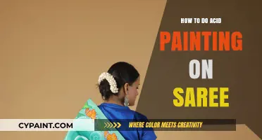 Master Acid Painting Techniques for Stunning Saree Designs