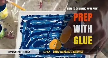 Prepping for Pout Paint: Glue & Acrylics