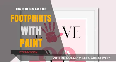 Creating Baby Hand and Footprints: A Paint-Based Guide