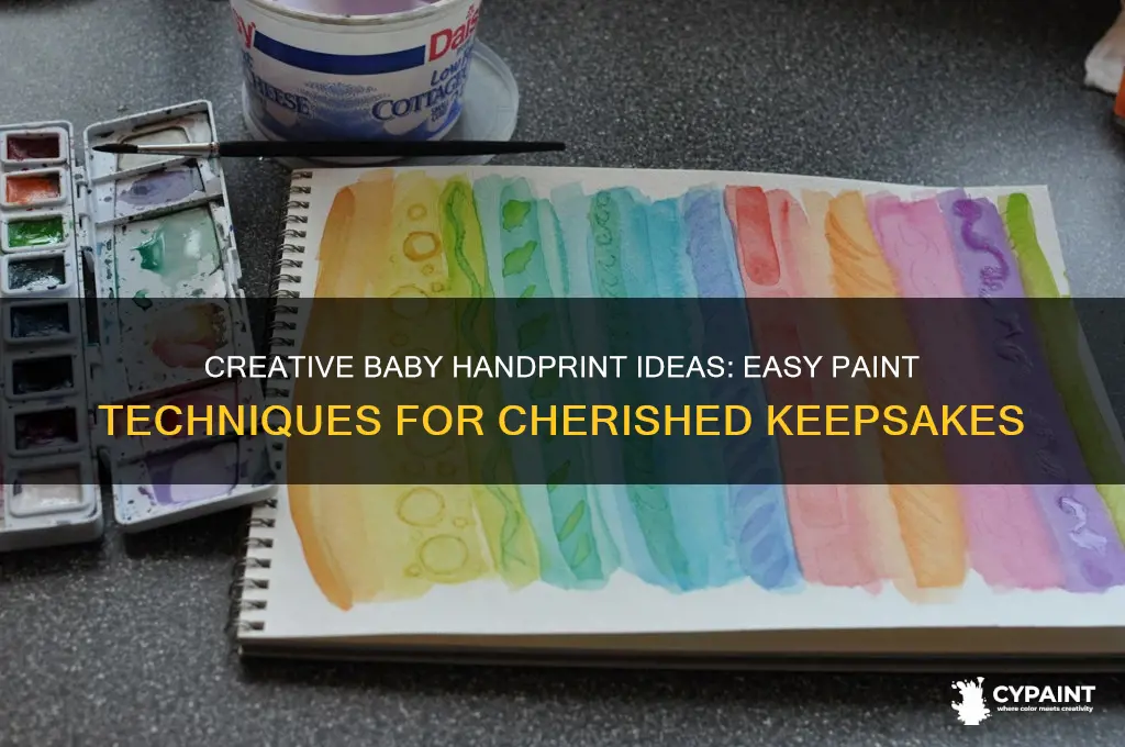 how to do baby handprint with paint