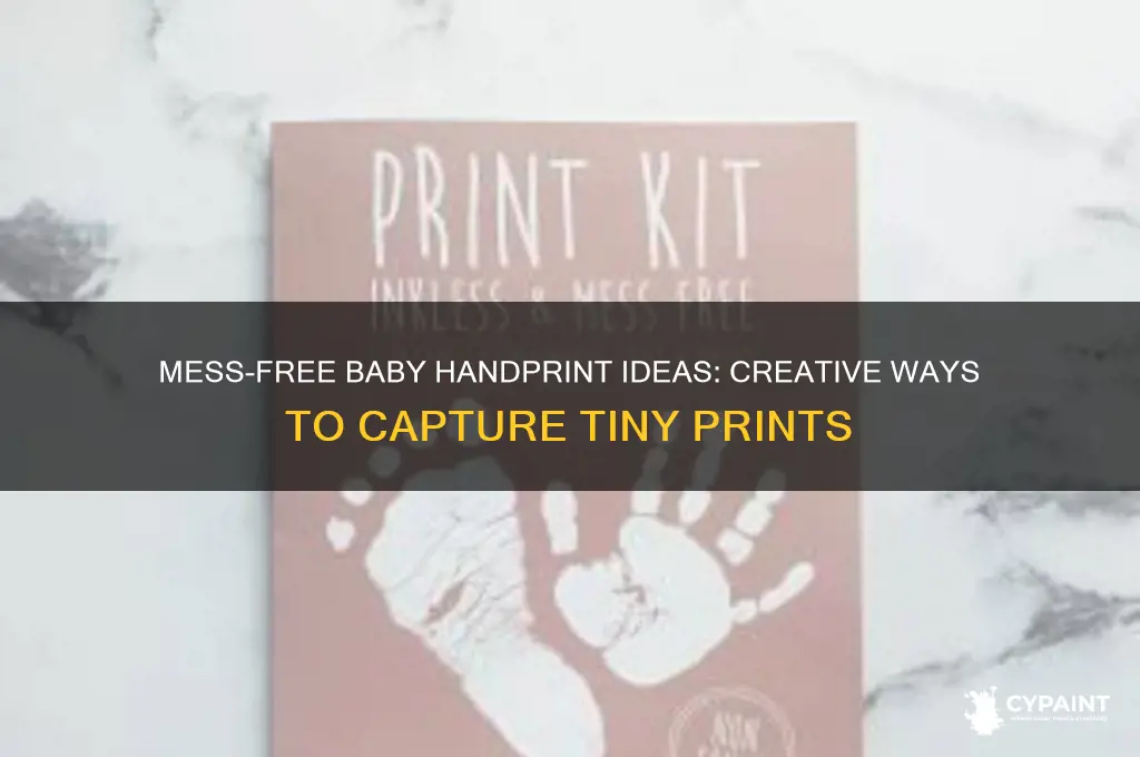 how to do baby handprints without paint
