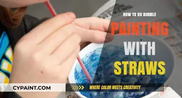 Creative Bubble Painting: Easy Straw Art Techniques for Kids & Adults
