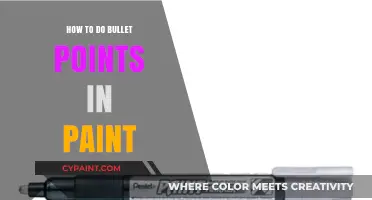 Mastering Bullet Points in Paint: A Step-by-Step Guide