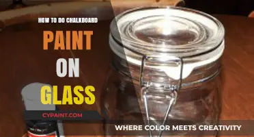 Transform Glass Surfaces: Easy Chalkboard Paint Application Guide