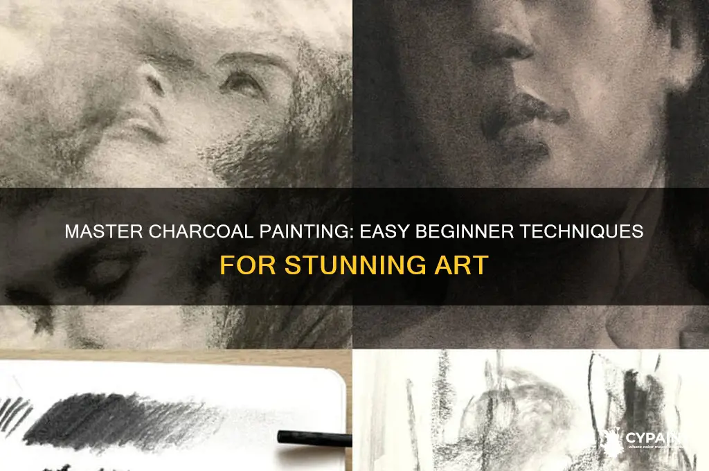 how to do charcoal painting for beginners