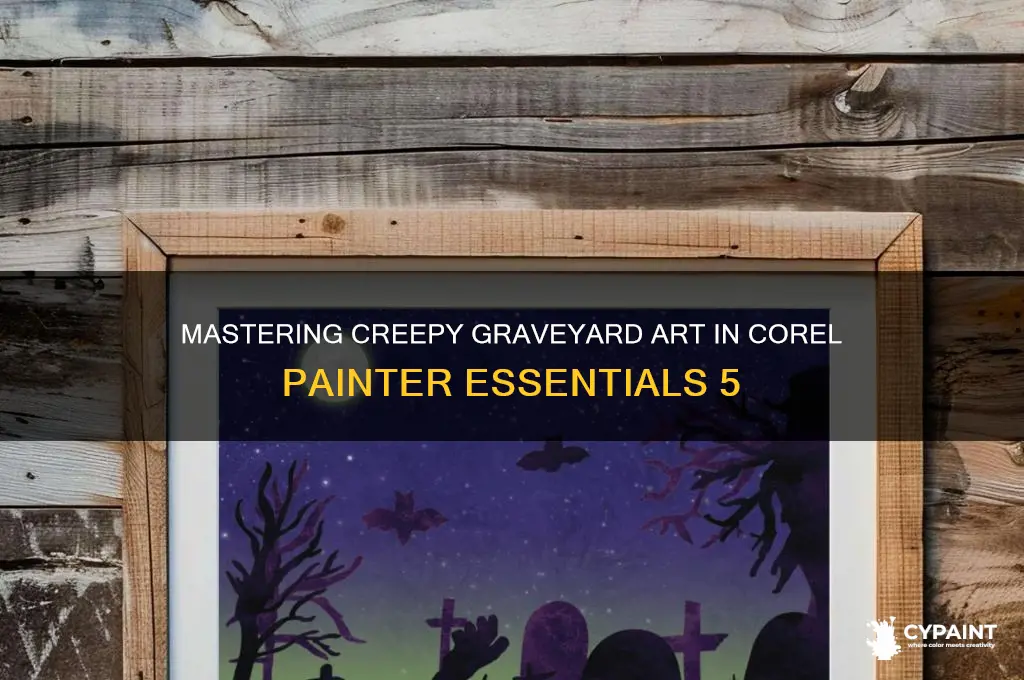 how to do creepy graveyard on corel painter essentials 5