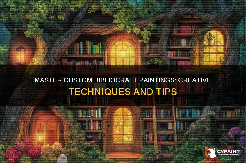 how to do custom paintings in bibliocraft