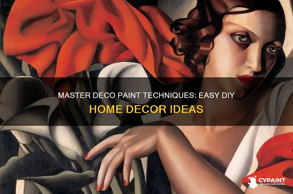 how to do deco paint at home