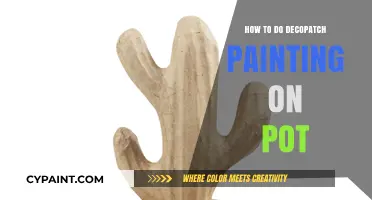 Master Decopatch Painting: Transform Your Pot with Creative Techniques
