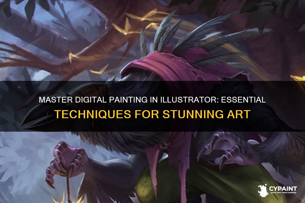 how to do digital painting in illustrator