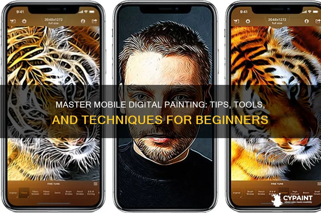 how to do digital painting in mobile