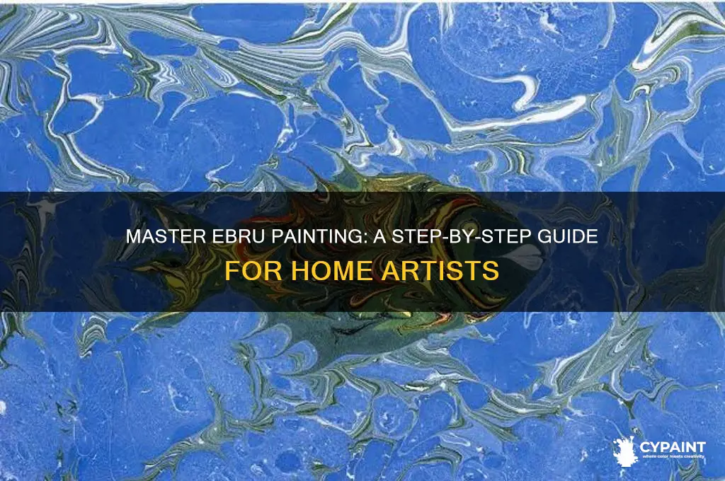 how to do ebru painting at home