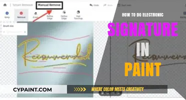 Mastering Electronic Signatures: A Simple Guide Using MS Paint