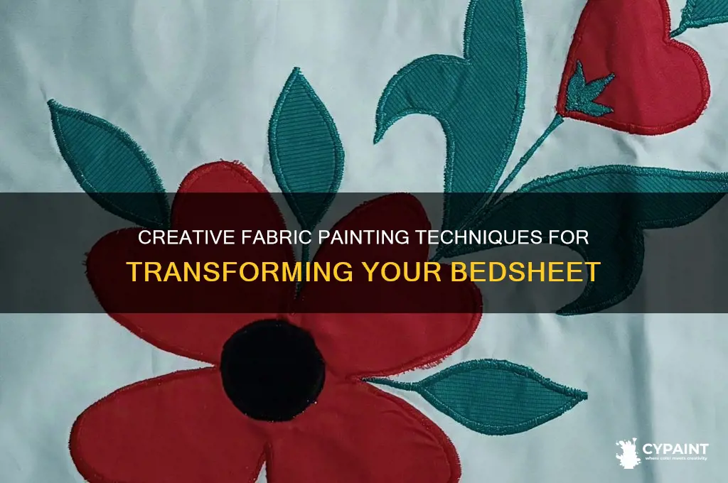 how to do fabric painting on bedsheet
