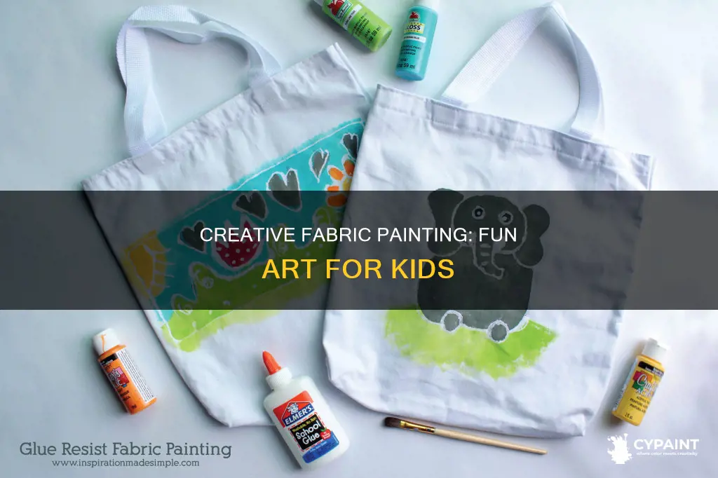 how to do fabric painting on cloth for kids