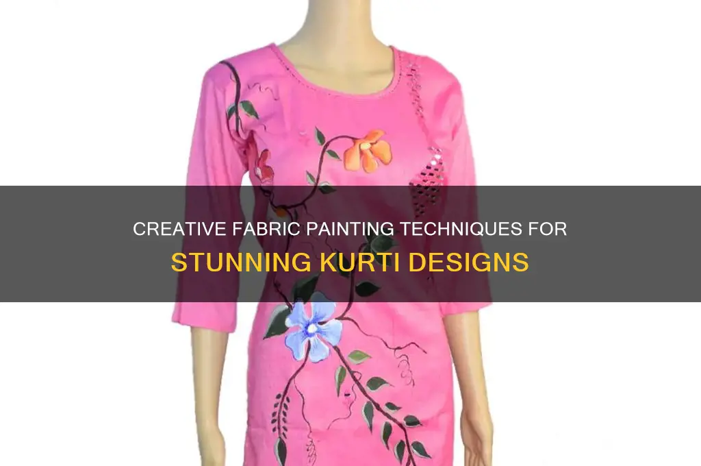 how to do fabric painting on kurtis
