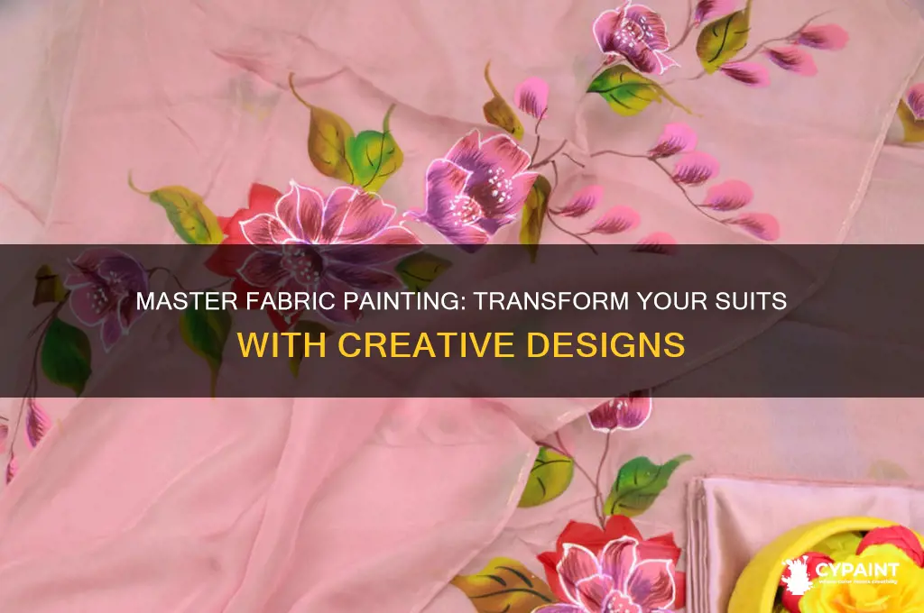 how to do fabric painting on suits