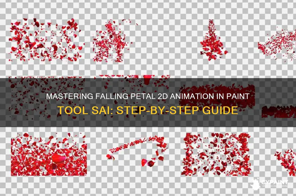 how to do falling petal 2d animation paint tool sai