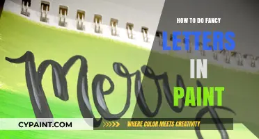 Mastering Fancy Letters: A Creative Guide to Paint Typography