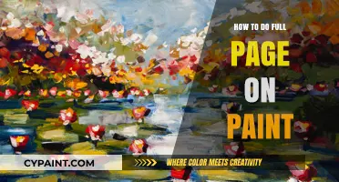 Mastering Full-Page Designs in Paint: A Step-by-Step Guide