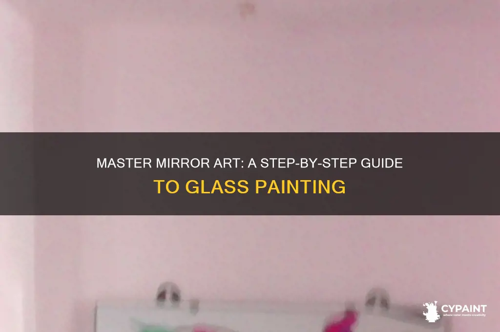 how to do glass painting on mirror