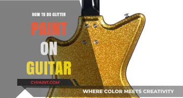 DIY Guitar Makeover: Mastering Glitter Paint Techniques for a Sparkling Finish