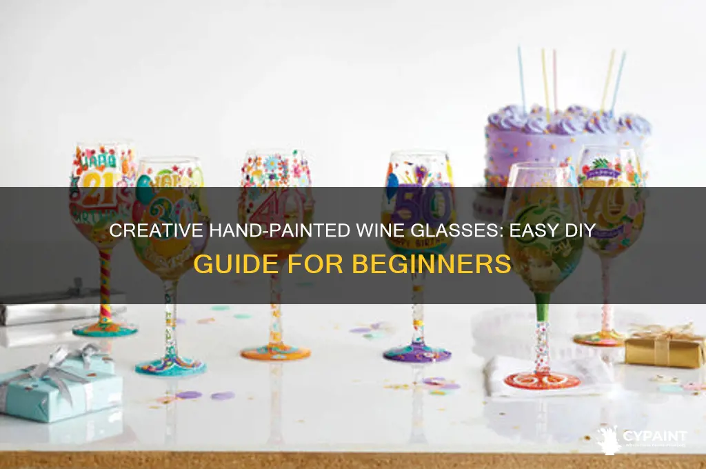 how to do hand painted wine glasses